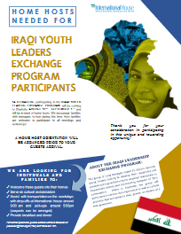 Iraqi Youth Leaders Program Participants